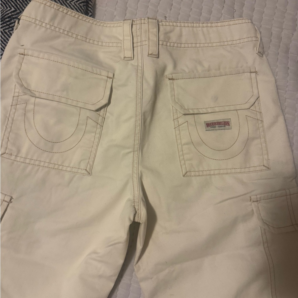 Beige Utility Pants - Picture 5 of 6